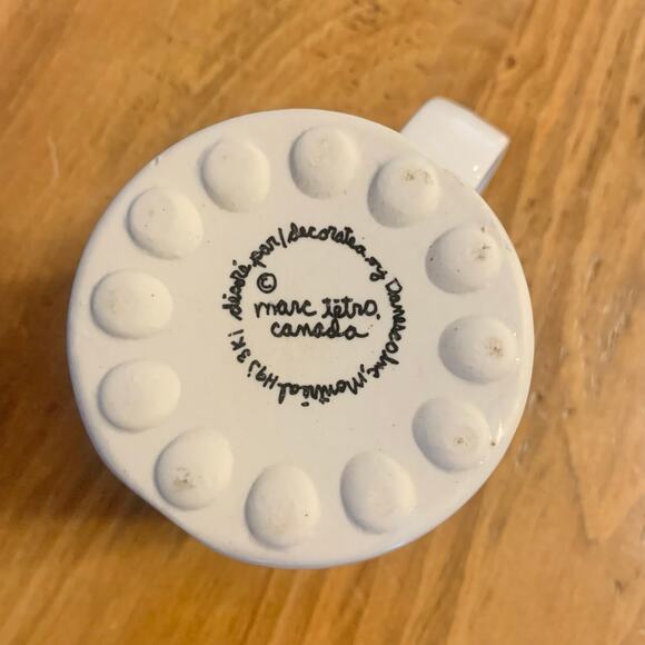 Marc Tetro Canada RCMP Mounties Coffee Tea Mug Stoneware Ceramic Danesco - Picture 8 of 9